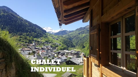 Top Airbnb: typical individual chalet 2/4 p. Là-Ôh BEAUFORT in Beaufort