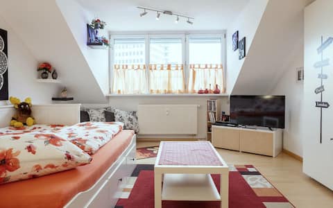 Successful Airbnb property: Centrally located Rosenau Studio - sunny & modern in Nuremberg