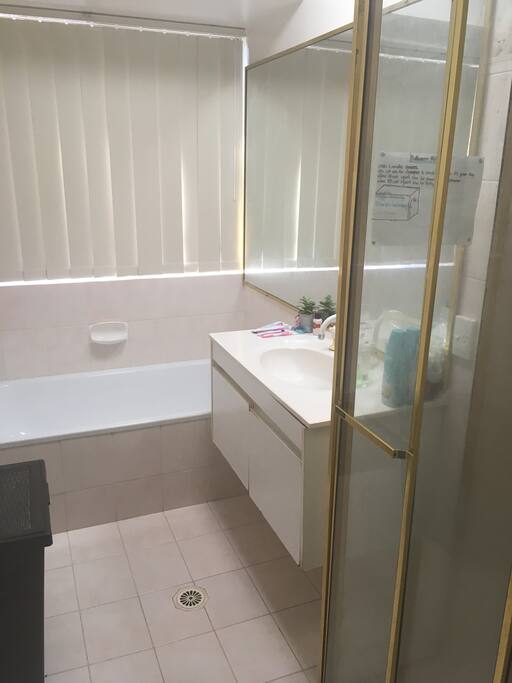 Bathroom it's old but does the job