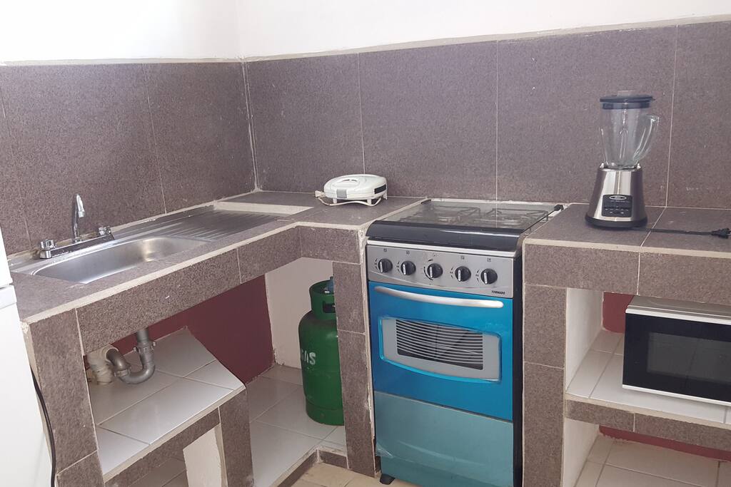 Cocina Equipada de cortesia