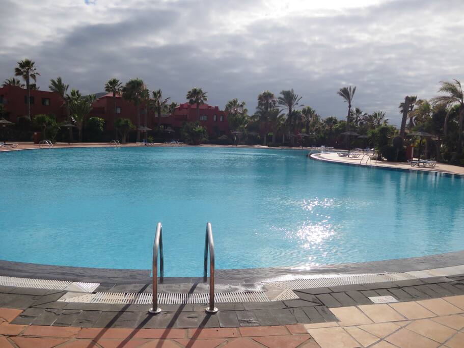 2 huge swimming pools