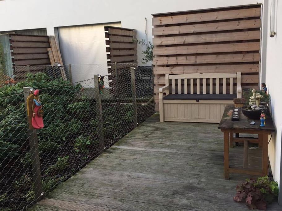 Terrasse vue sur jardin privé