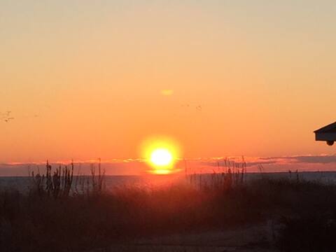 SUN HOUSE OFFSEASON on a dune in a wildlife refuge