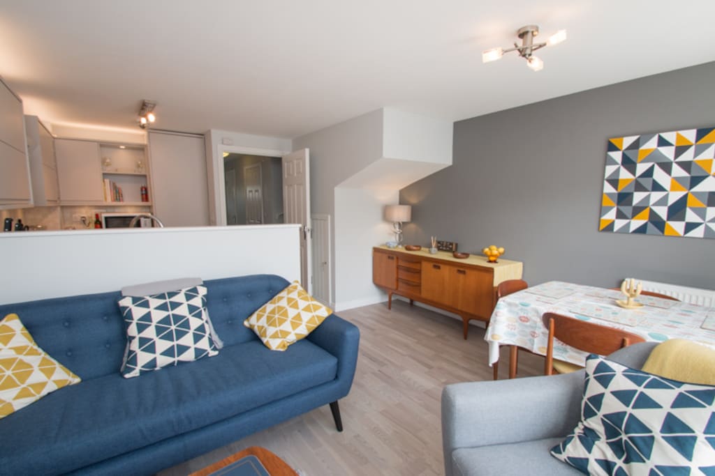 Open plan living space