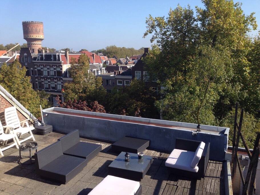 Spacious terrace with comfortable forniture