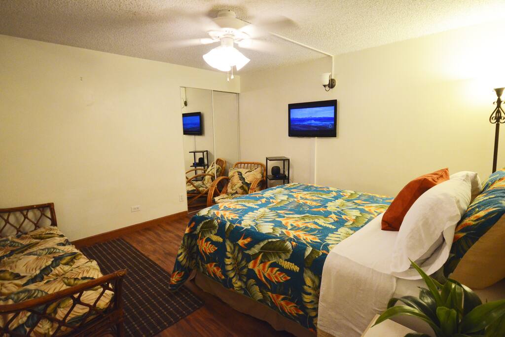 Flat Screen TV with unlimited free Wi FI