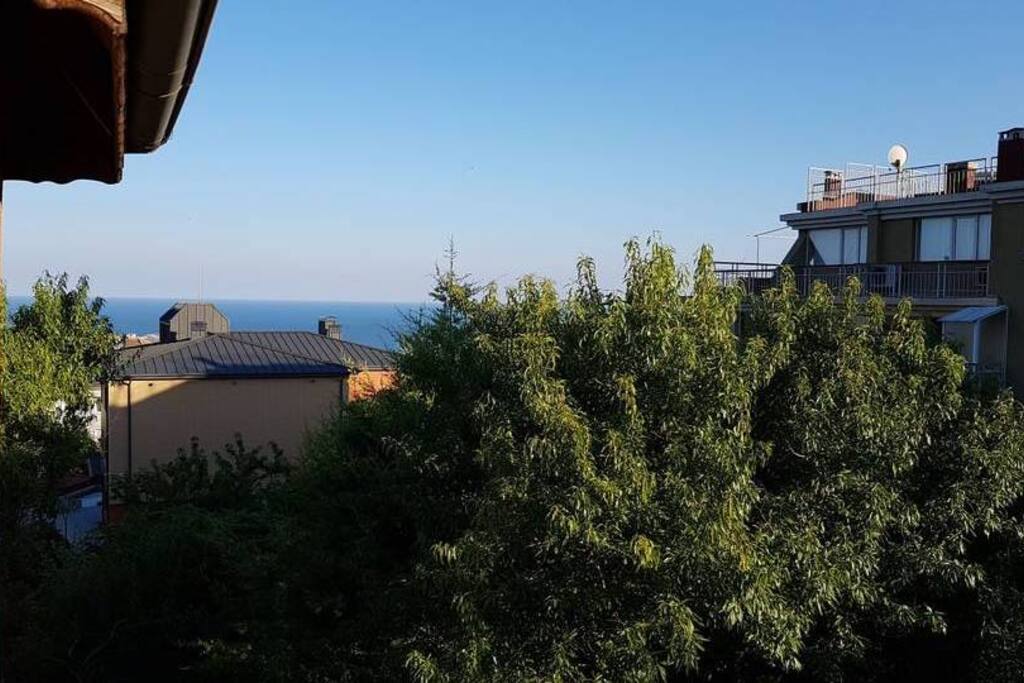 The sea view from room 2