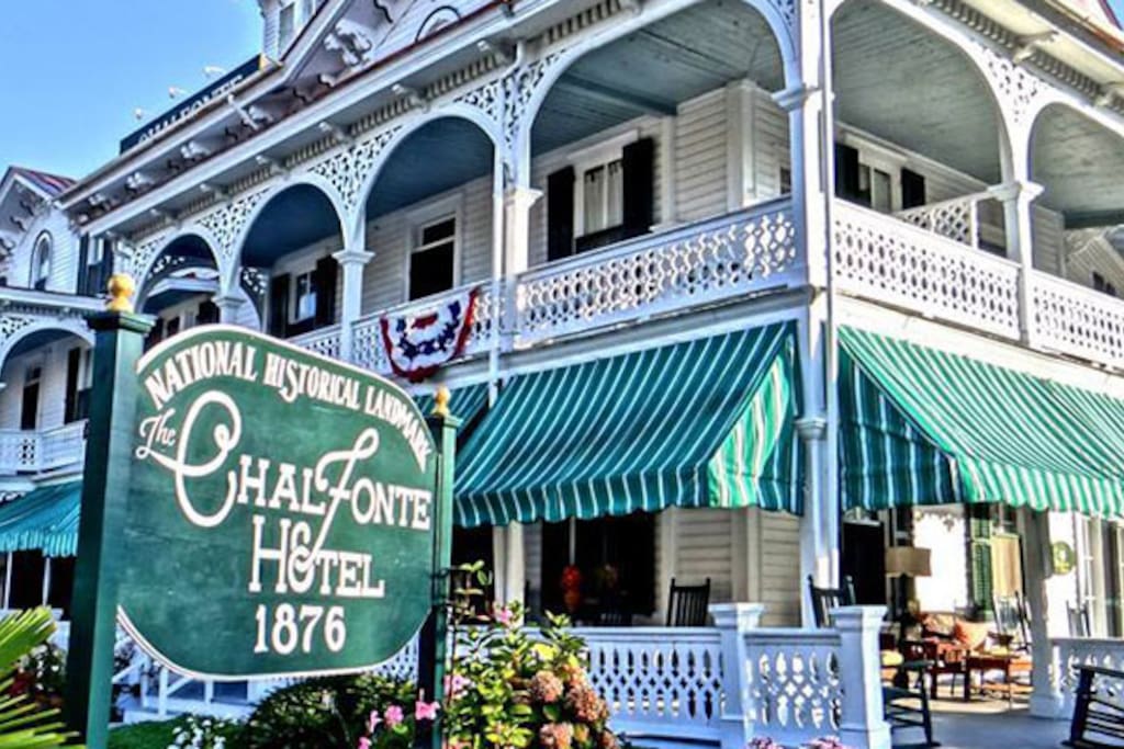 Front of hotel