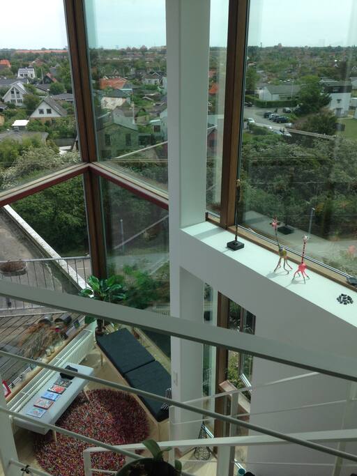 View from living room - upstairs