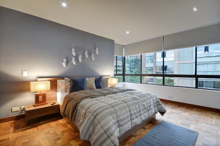 Perfect bedroom with views