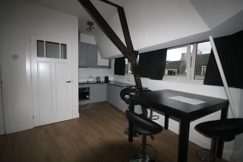 Kitchen and dining table