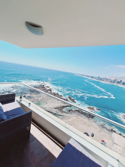 A charming oceanfront apartment