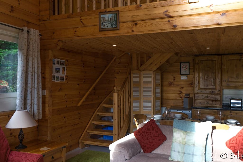 Stairs to bedrooms