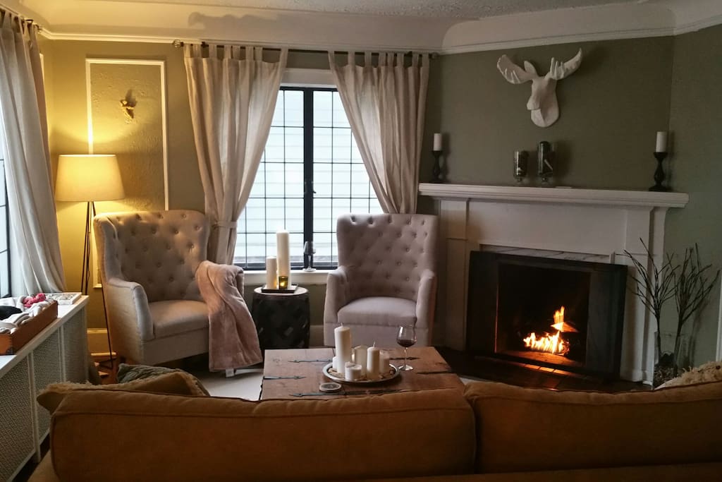 living room fire only in winter