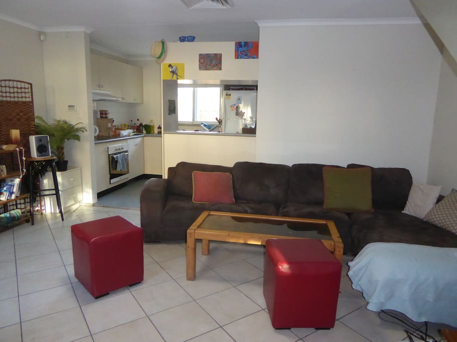 Huge confi sofa which can welcome everybody !
