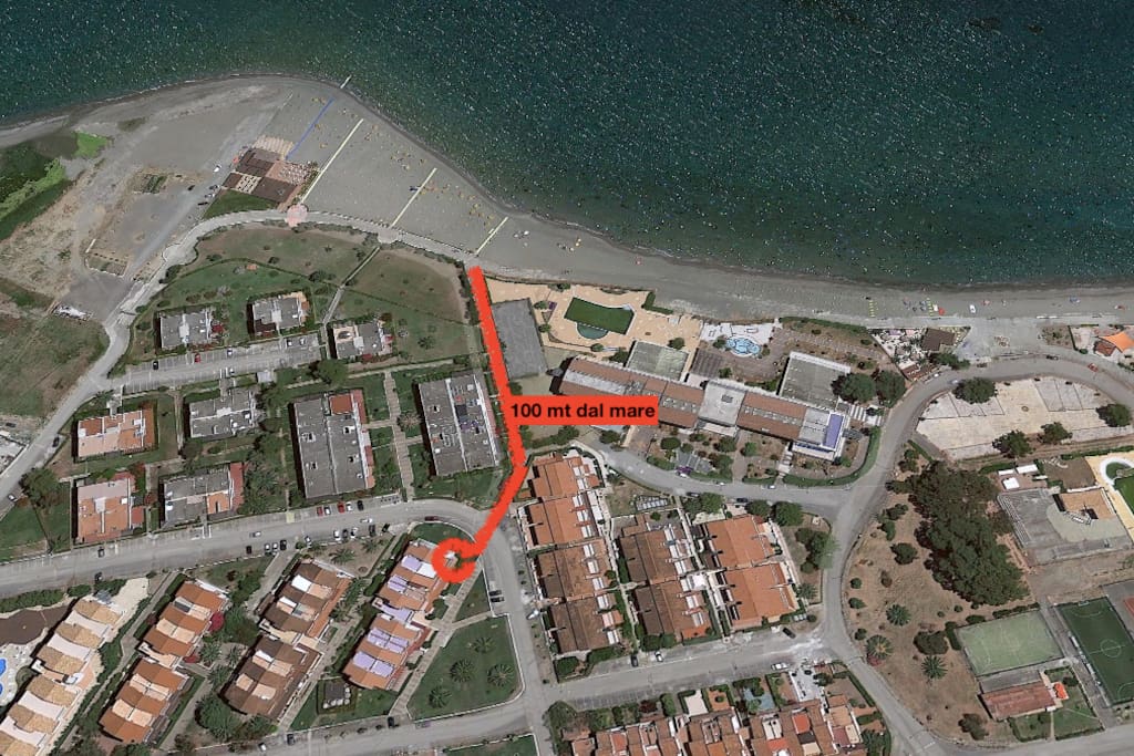 distanza dal mare 100 mt,