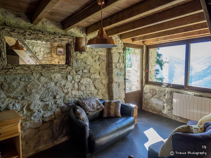 Rare ! Coquette Grange Rustique En Pierres Et Bois - Pyrénées-Orientales