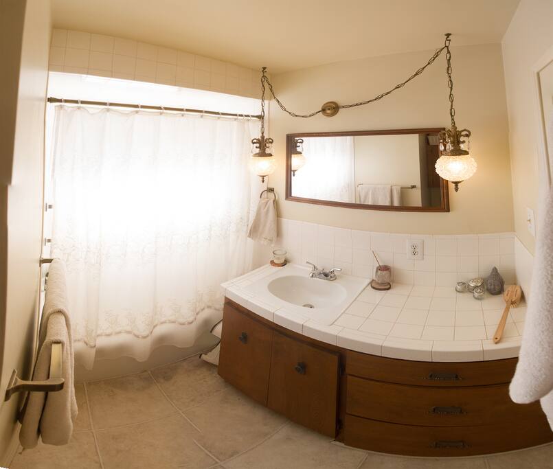 The shared bathroom