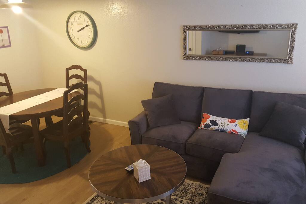 Living and dining.