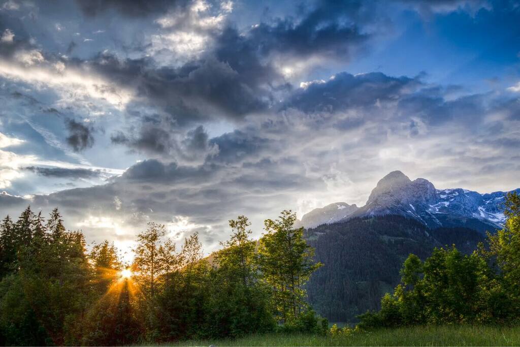 Ausblick vom Balkon