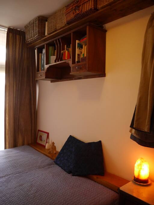 The small bedroom with double bed