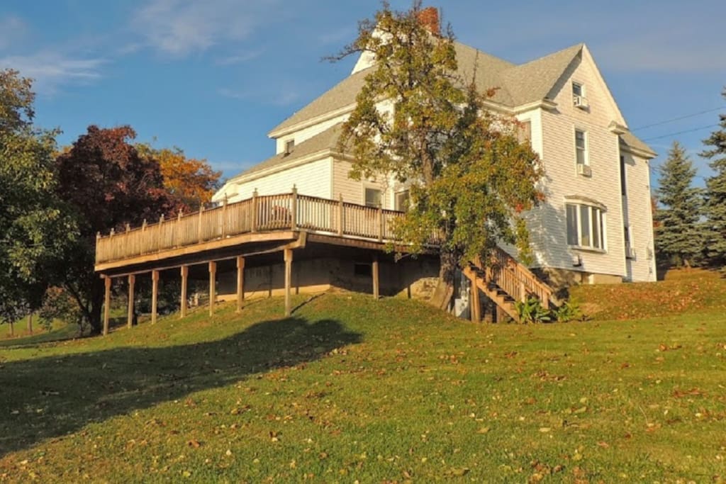 View of the back of the house.