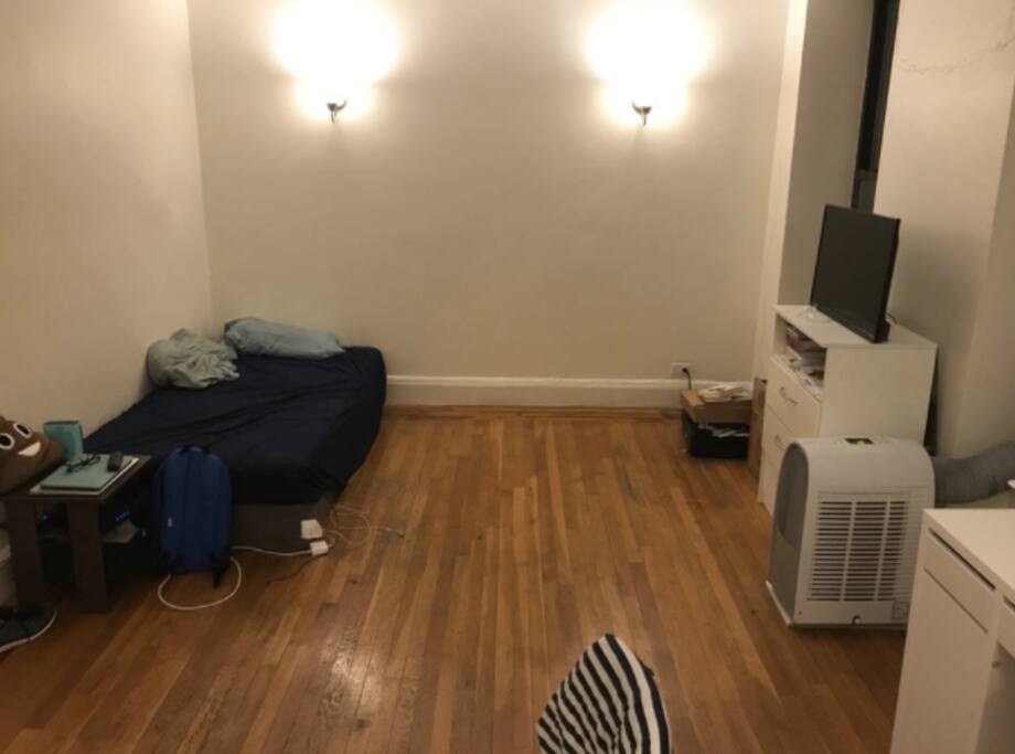 There is now a couch by this bed for added comfort
