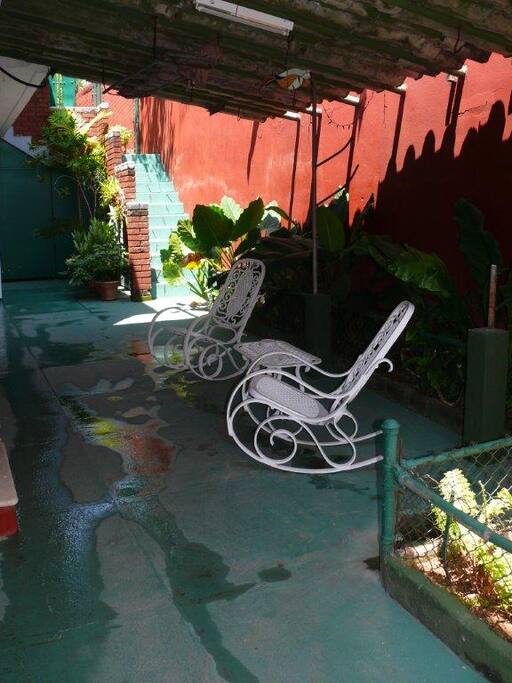 entrada de la casa