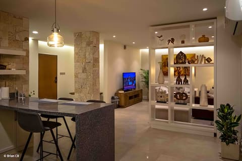 Apartment with new boho style (smart access)