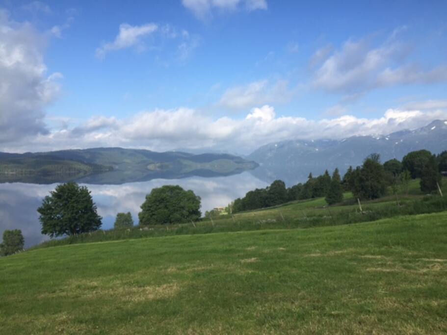 Sommer i tunet. Summer at Rofshus