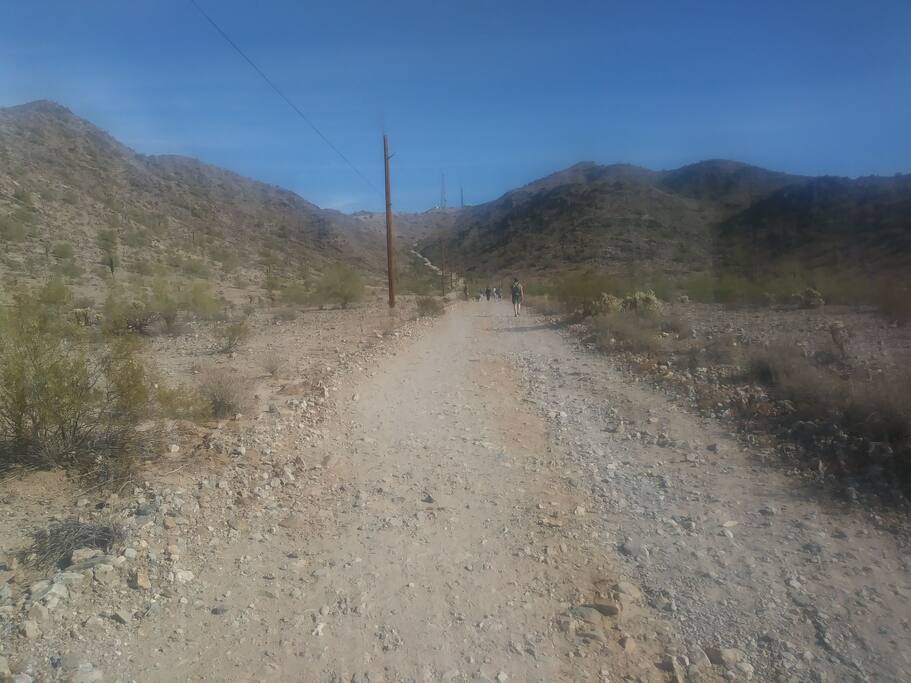 long road to an enchanting hike.