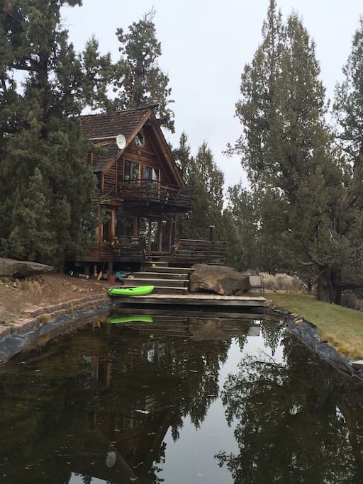 Pond off the back deck