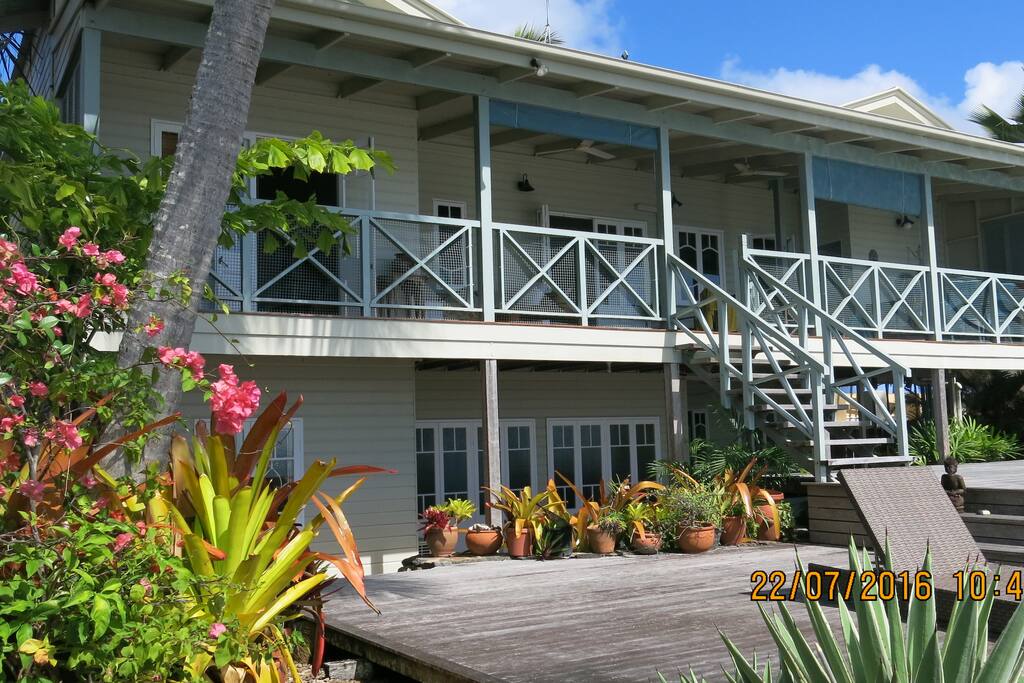 Rear of house and pool area