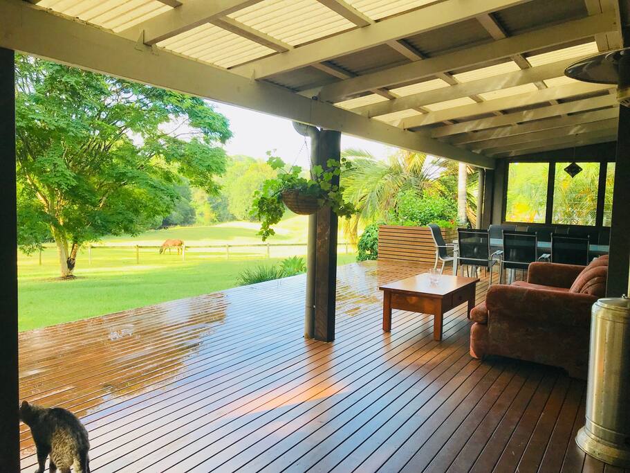 Large Covered Deck Area