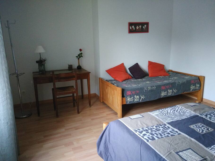 chambre 3 couchages 1dble +1 Sple