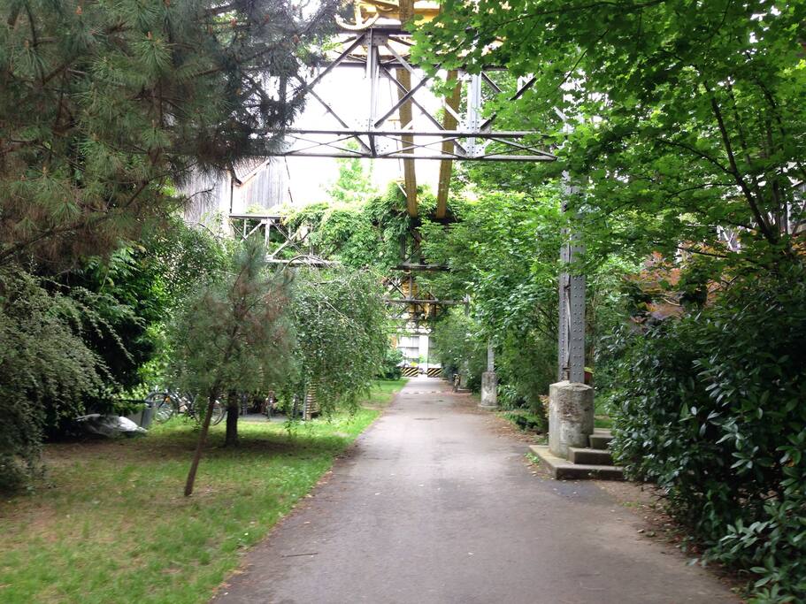 Général view of the courtyard