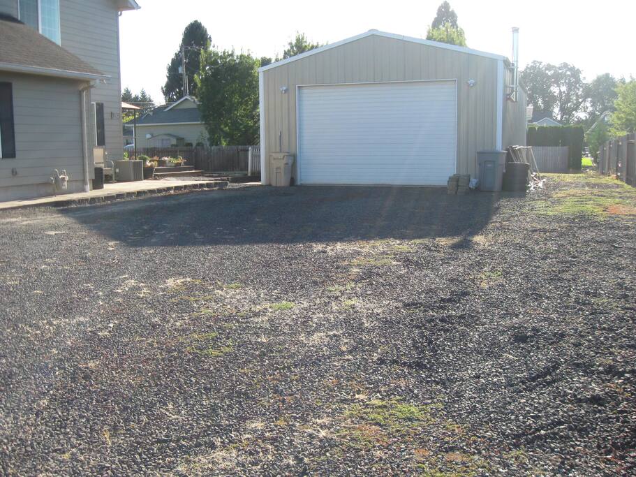 Room for up to 2 RVs to park