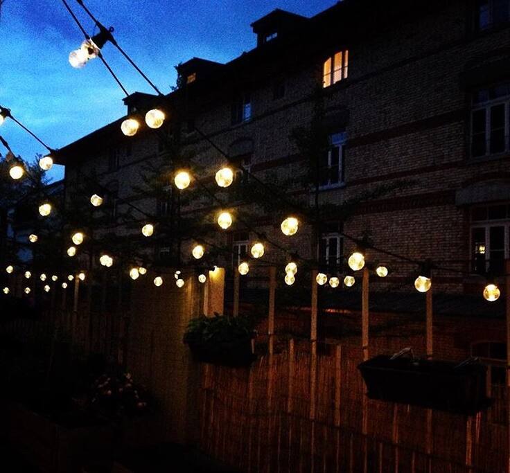 terrace by night