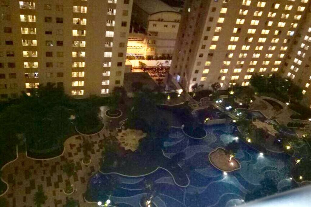 Pool view from the room