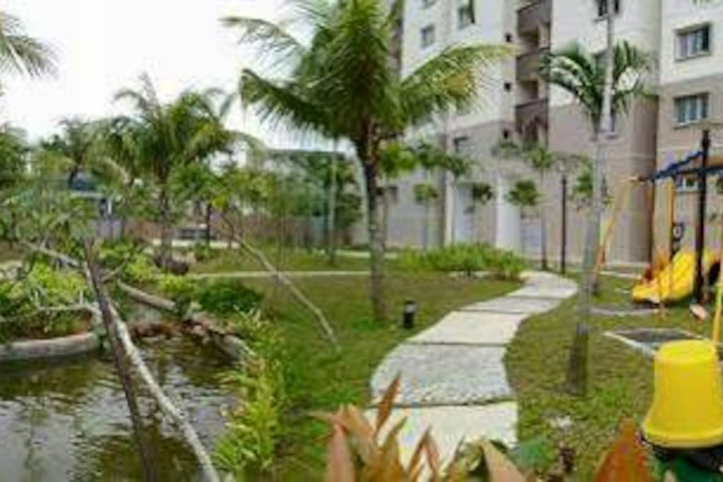Garden walk way