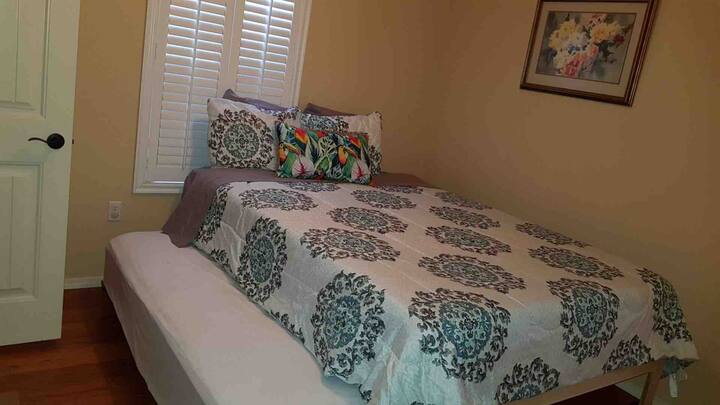 The third queen bedroom perfect for families with access to a single trundle bed