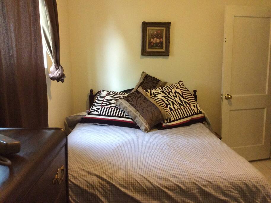 Bed dresser large window