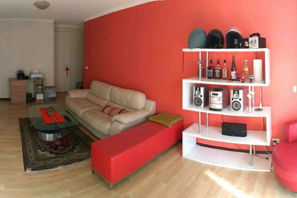Huge and sunny living room