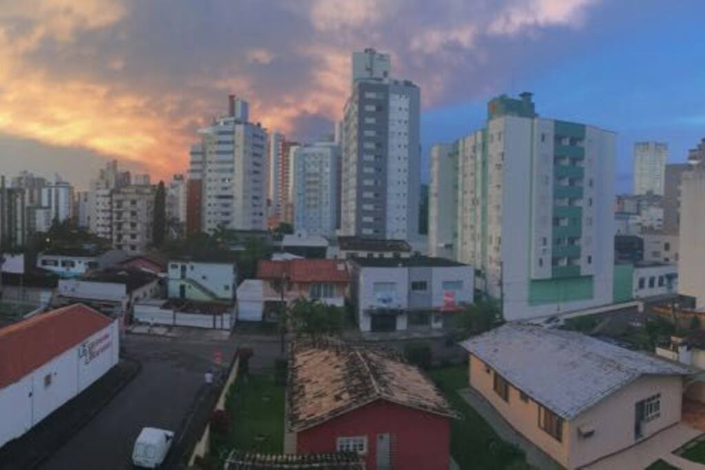 Visual da janela do quarto.