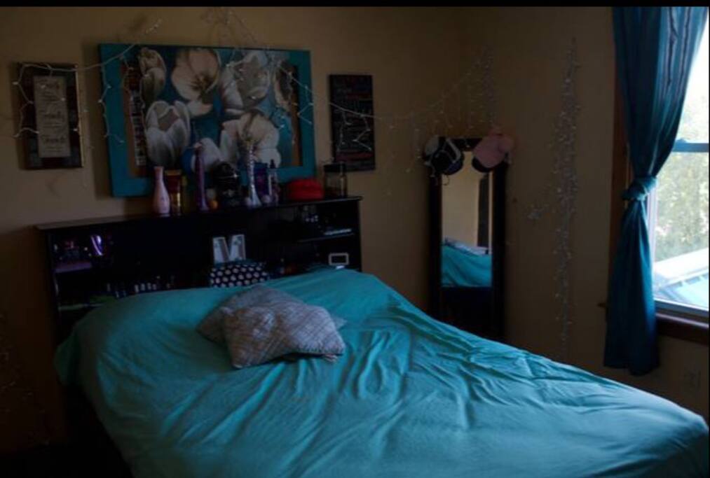 Bedroom with full size bed