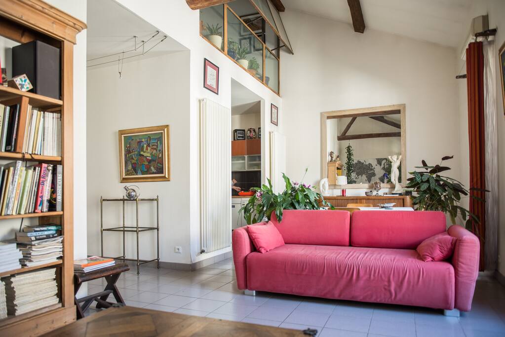 Salon principal - 45m2 - 6m de haut