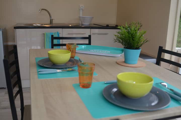 Charmant bungalow avec spa privatif
