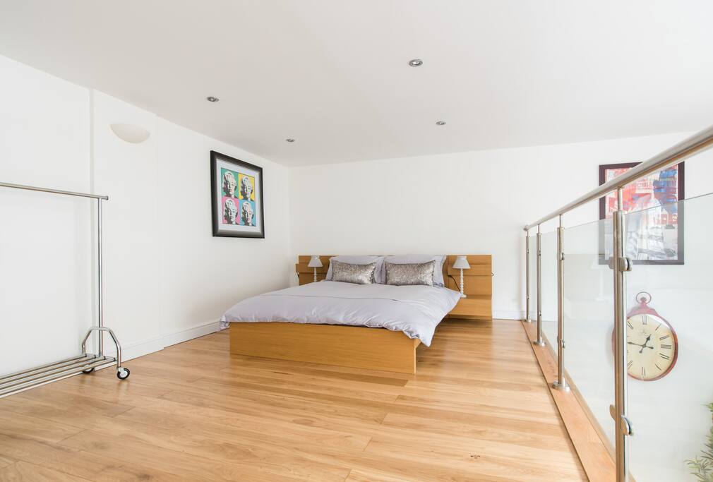 Glass and Polished Chrome Balustrade