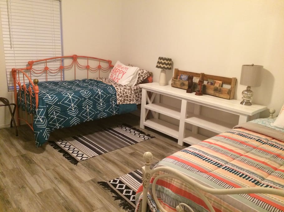 Add bunkbed cots for $5 per person. Increase sleeping for four more.