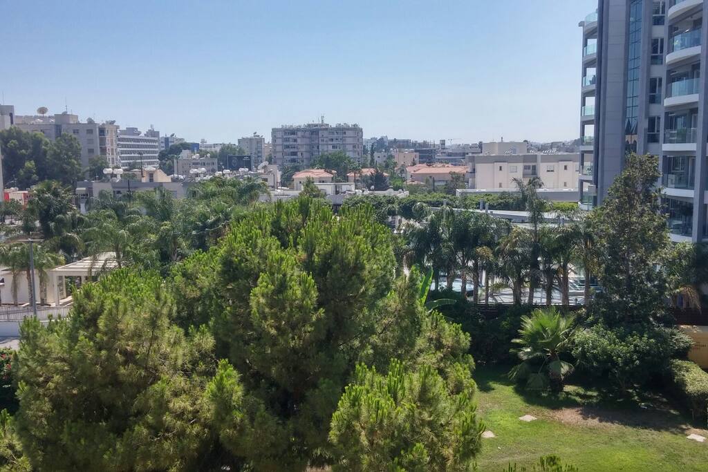 BEAUTIFUL GARDEN VIEW FROM THE BALCONY.